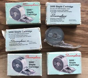 Lot of 6 Swingline 5000 Staple Cartridge Model #50050 Replacement Staples-