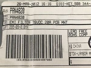 Lot of 41 TDK Lambda PAN4820 Power Line Filter 20A 76VDC