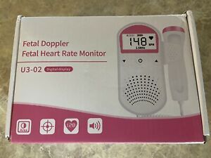 USA 3MHZ Probe Fetal Doppler Pregnancy Monitor fetus Sound Beat Safe