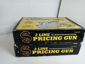 2 Line Pricing Gun, Price Marking Gun Item #95878 pair need ink