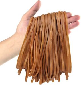 Coopay 120 Pieces Rubber Bands Elastic Trash Can Bands Office File Folder Strong