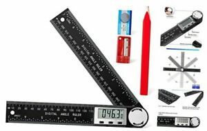 Digital Angle Finder Protractor, 2 in 1 Angle Finder Ruler with 7inch/200mm