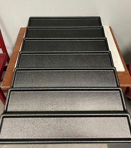 BLACK PASTIC 6-STEP PRODUCE DISPLAY RISER – 36”L X 24” W