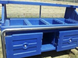 Cambro Vending Merchandising Cart Blue