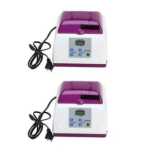 2 X DENTAL HL-AH High Speed Digital Amalgamator Amalgam Capsule Mixer Purple