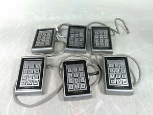 Untested Lot of 6x Rosslare AYC-Q64B Proximity Reader and Keypad AS-IS For Parts