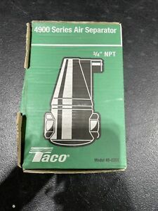 Taco 831079 Radiant Heating 3/4-in Female Pipe Thread Air Separator   NEW!