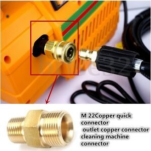 M22 Male to 3/8&#034; NPT Male Pipe Thread Adapter Inside Diameter 14mm/4cm 58