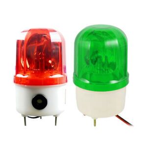 2 lot LED Signal Warning Lamp AC220V Lamp Emergency Lighting Alarm 110db