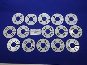 0-28 Clothing Rack Round Size Divider Women&#039;s Assortment Hanger Retail Store