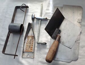 7 Used Drywall Taping Knife Cutting Tool Lot
