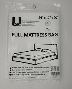 UBoxes Full Size Mattress Cover 54&#034; x 12&#034; x 90&#034; Moving Supplies Mattress Bag