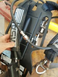 MSA SCBA Firehawk M7 Backpack Setup Bell Alarm ICM TX Control Modules Excellent