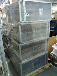 Lot of 8 Chief MSU-30 3 Tier Projector Stacker Pitch Yaw and Roll Controls