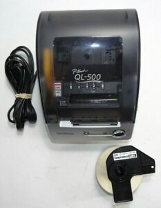 Brother P-Touch QL-500 Thermal Label Printer w/ Standard Address Labels - TESTED