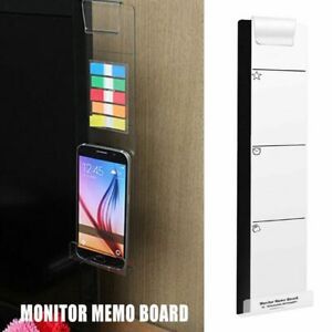 Computer Screen Monitor Memo Board Card Holder Message Board Phone Holder
