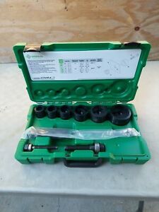 Greenlee 7238SB Slug-Buster Knockout Kit with Ratchet Wrench Punch Set