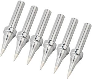 INNKER 6Pcs Replacement Tips Soldering Iron Tips ET Tip Series for WES51/50 WESD