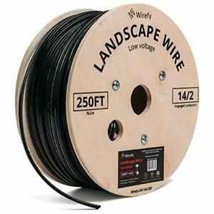 14/2 Low Voltage Landscape Lighting Wire - Outdoor Direct Burial - 2 14-Gauge