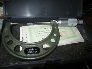 mitutoyo 1-2 micrometer pin