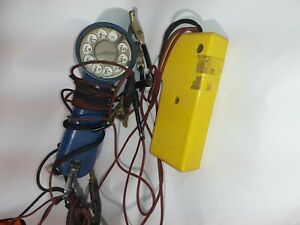 VTG Lineman Bell Systems 139-A Rotary Line Tester Handset Blue