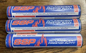 Lot of 3 SpecSeal Firestop Putty .6 liters SSP100