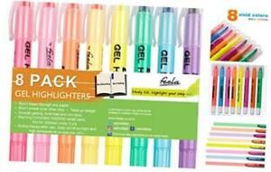 Bible Gel Highlighter study kit (8 Bright Colors)