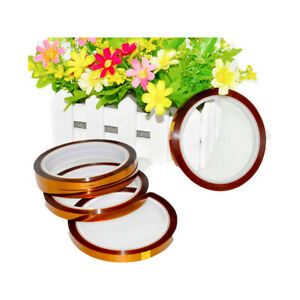 US 8mm x 100FT 3D Sublimation Kapton Tape Heat Resistance Proof Tape