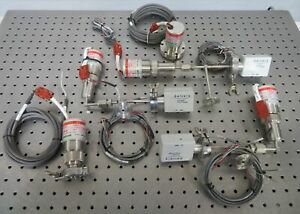 C177411 Lot 3 Balzers TPR250 Compact Pirani Gauge (5) Anelva 954 Vacuum Switches
