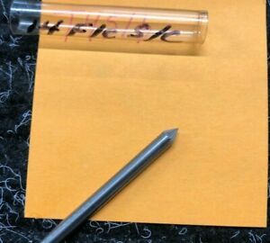 NEW FALCON / SGS 1/8&#034; SH CARBIDE BURR SJ-42 60° ANGLE SINGLE CUT. FINE. -T451B