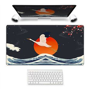 Classical Retro Chinese Style 90x40cm Large Mouse Pad Keyboard Mat B