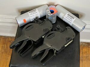 LOT of 2!! GARVEY 22-6, 6-Digit Single Line Price Guns + 25,000+ GX2212 Labels