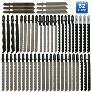 Jigsaw Blades 52Pcs FOR Wood &amp; Metal For Bosch Dewalt Makita High Quality