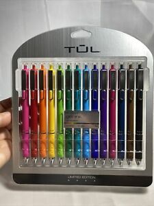 Limited Edition TUL Gel Pens, Med 0.7 mm,Assort. Barrel &amp; Candy Ink Colors,14 ct