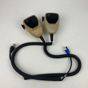Motorola HMN1056A Lot Of 2 Compact Palm Microphone Speaker Plug Cord Motrac
