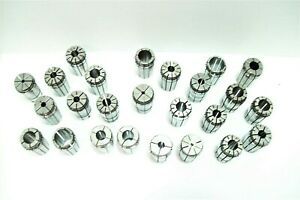 25PC. LOT TG100 COLLETS KENNAMETAL AND OTHER BRANDS tg 100 100tg