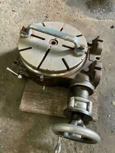 USED 11&#034; Moore Vertical-Horizontal Ultra-Precision Rotary Table in Case