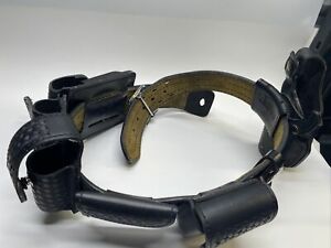 Safariland Glock 17,22 Duty Belt Basketweave Belt Size 30-36 With All pouches RH