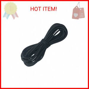 1/4&#034; x 25&#039; Elastic Bungee Cord Kayak Stretch String Rope Black Shock Cords