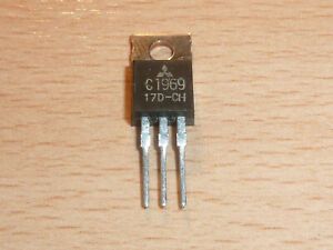 2SC1969 (HF-Leistungstransistor), NPN, 18W, Hersteller: Mitsubishi
