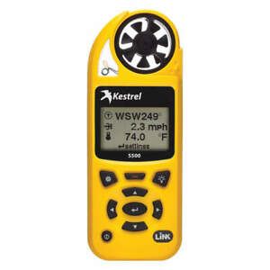 KESTREL 0855LVYEL Weather Meter,LCD,Yellow w/WiFi