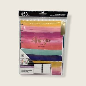 Happy Planner 453-pc 4-month UNDATED Fitness Calendar Extension Pack -CLASSIC