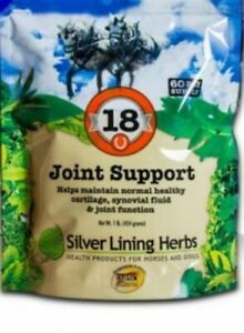 SILVER LINING HERBS #18 Joint Support Synovial Fluids Horse Equine 1 Pound