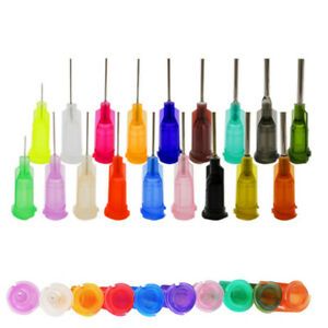 Blunt Tip Dispensing Syringe Needle For Glue Oil Ink 17~27 Gauge Liquid 10~40pcs