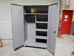 Lyon Heavy Duty Storage Cabinet 4-Shelf Combination Wardrobe Style DD1148