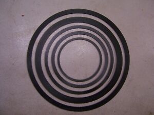 (lot of 10) speaker foam-cardboard gaskets (15&#034;)