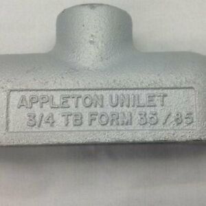 Appleton Unilet 3/4 TB Form 35 TB27 Conduit Body