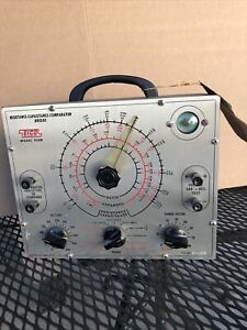 VTG EICO Model 950B Tester Resistance Capacitance Comparator Bridge ~ POWERS ON