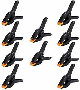 10 Packs 3.5 Inch Professional Plastic Small Spring Clamp Heavy Duty For Crafts