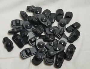 Lot of 150 Black 2&#034; EAS Security Tags with Pins Magnetic NON-Ink Tags 12000GS